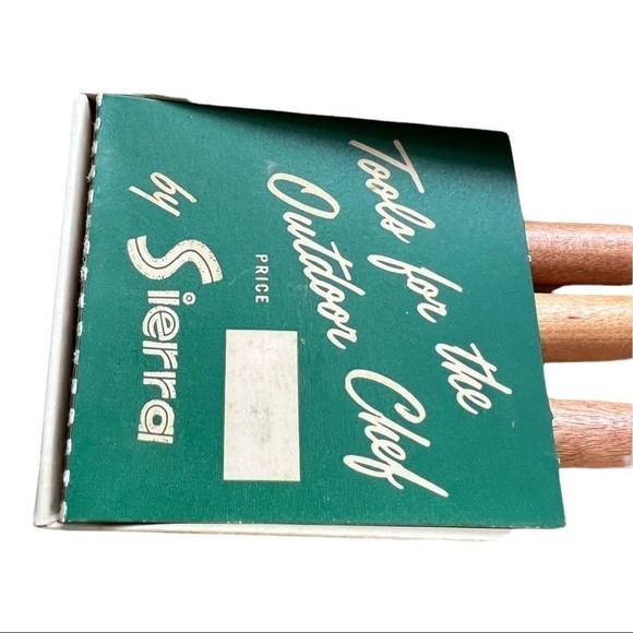 𝅺sierra sizzler grill tool set Vintage in box - Picture 7 of 9